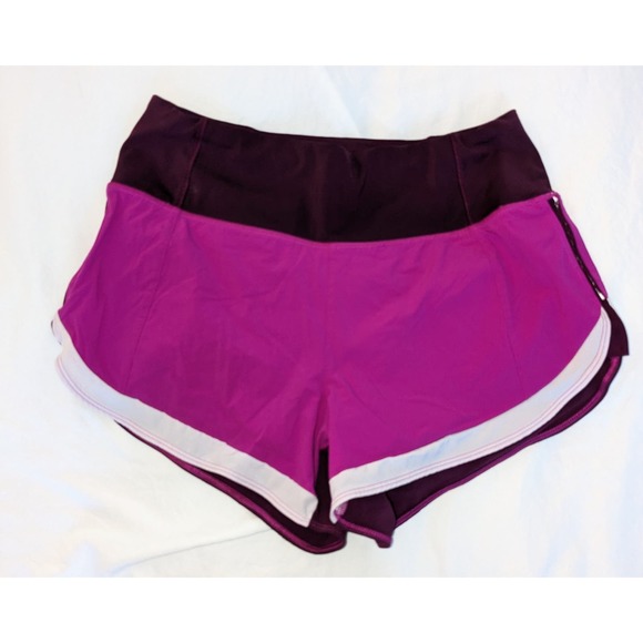 Athleta Pants - Athleta XS Shorts Athleta Running Free Colorblock 3.5” Short
Women's Pink Purple